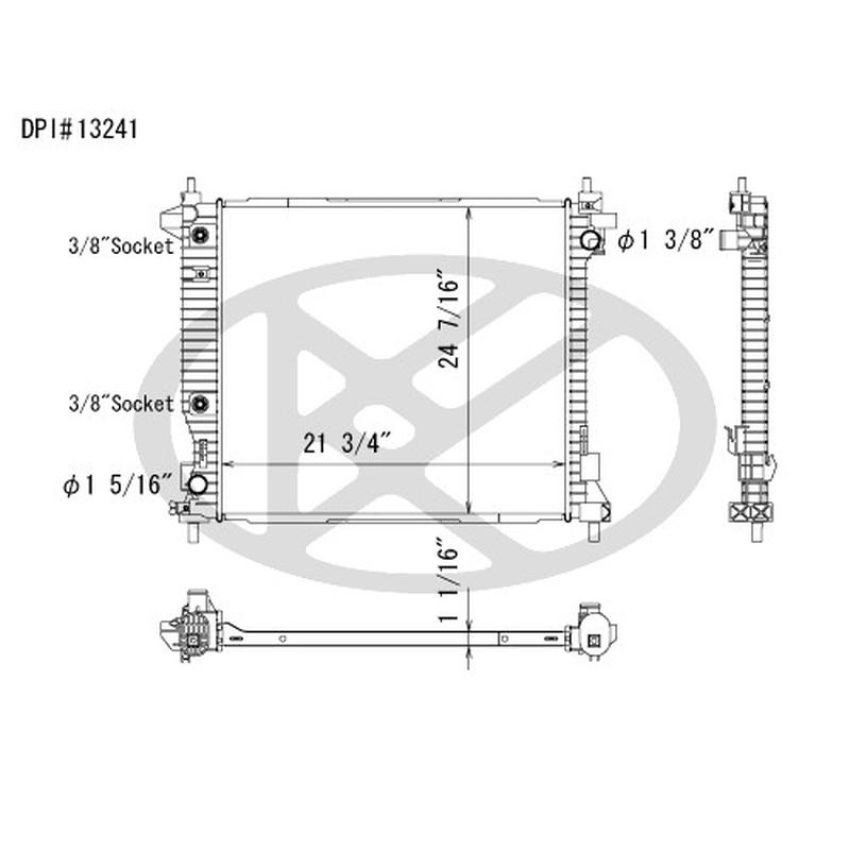 KOYORAD A13241 Koyorad Radiator A13241