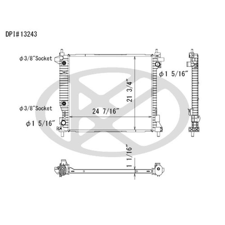 KOYORAD A13243 Koyorad Radiator A13243