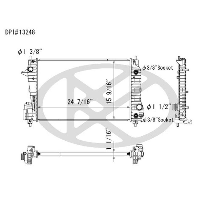 KOYORAD A13248 Koyorad Radiator A13248