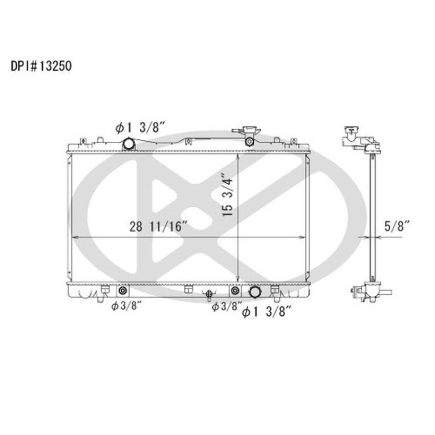KOYORAD A13250 Koyorad Radiator A13250