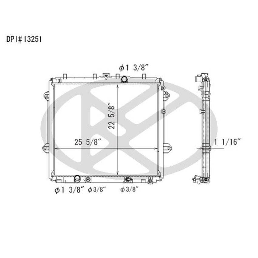 KOYORAD A13251 Koyorad Radiator A13251