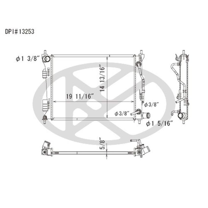 KOYORAD A13253 Koyorad Radiator A13253