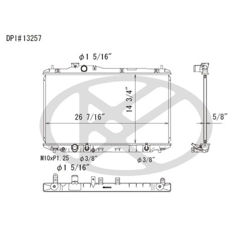 KOYORAD A13257 Koyorad Radiator A13257