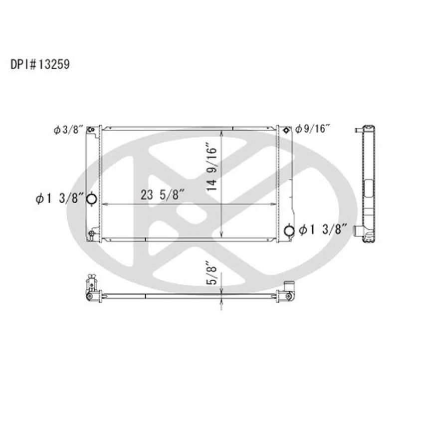 KOYORAD A13259 Koyorad Radiator A13259