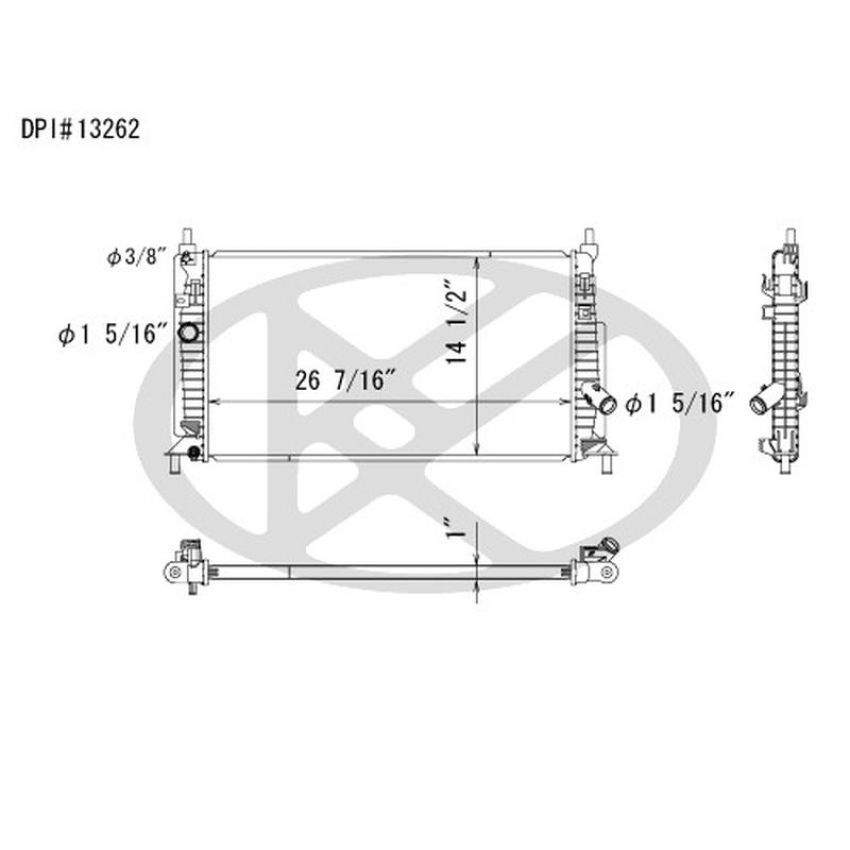 KOYORAD A13262 Koyorad Radiator A13262