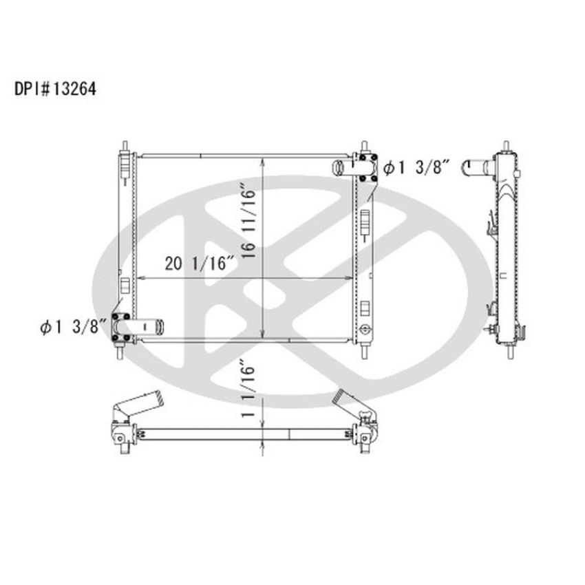 KOYORAD A13264 Koyorad Radiator A13264