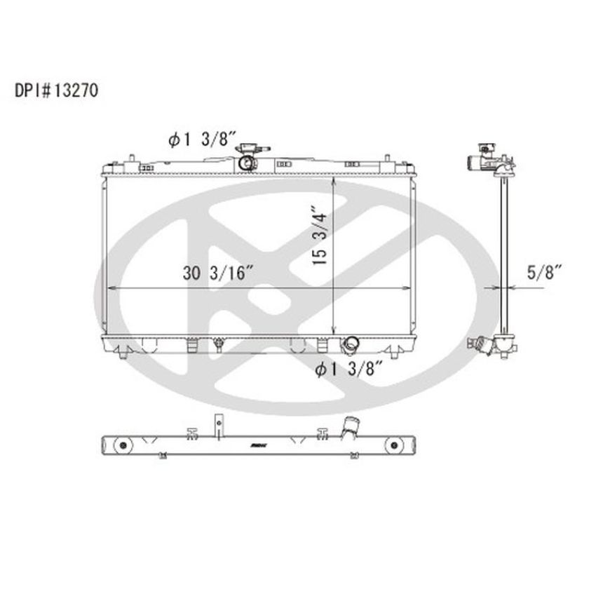 KOYORAD A13270 Koyorad Radiator A13270