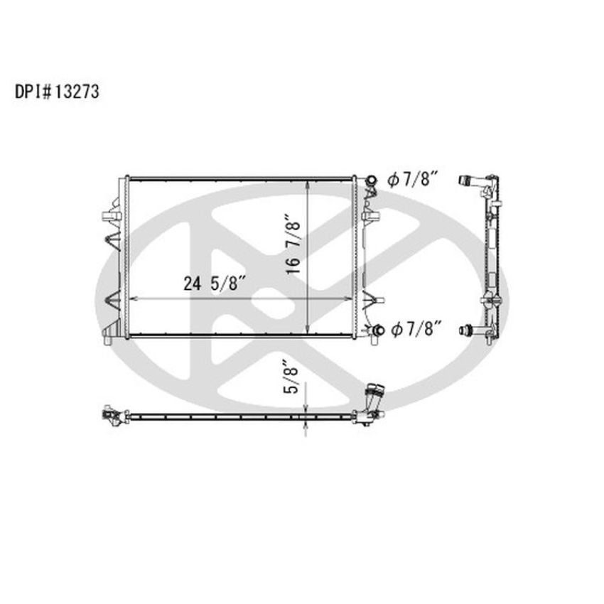 KOYORAD A13273 Koyorad Radiator A13273