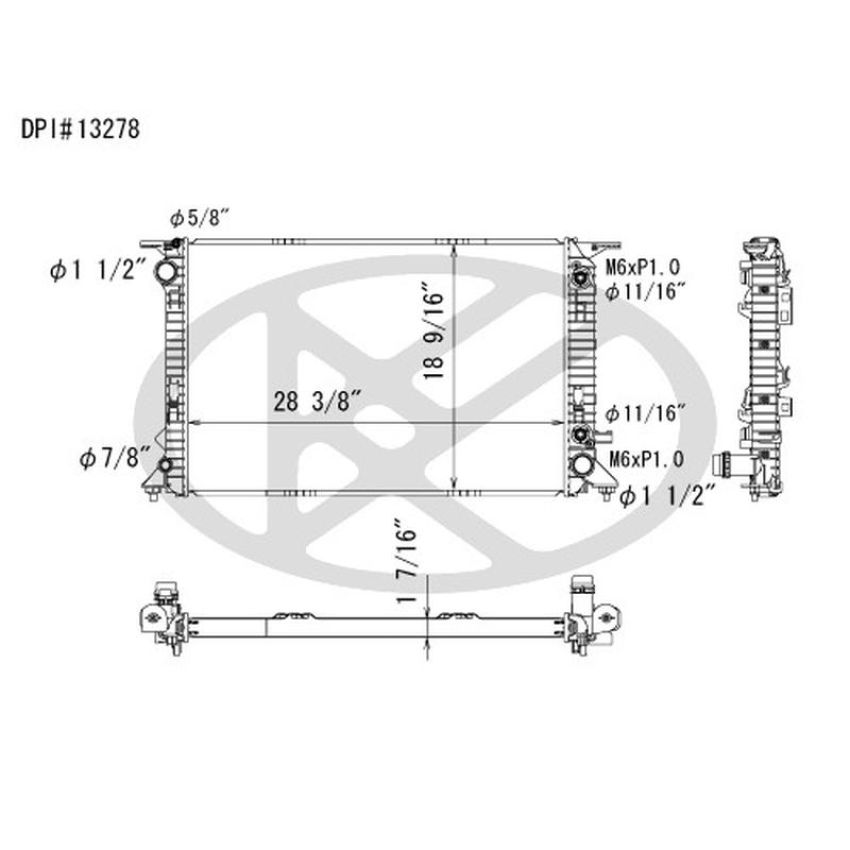 KOYORAD A13278 Koyorad Radiator A13278