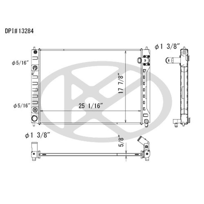 KOYORAD A13284 Koyorad Radiator A13284