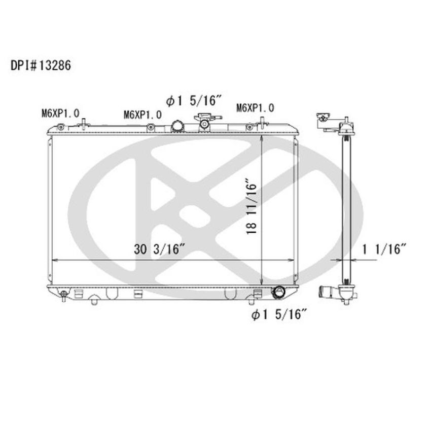 KOYORAD A13286 Koyorad Radiator A13286
