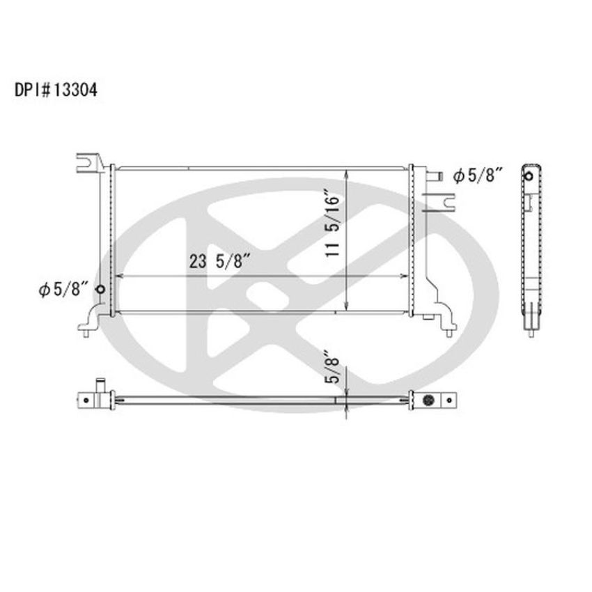 KOYORAD A13304 Koyorad Radiator A13304