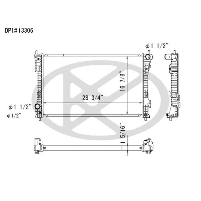 KOYORAD A13306 Koyorad Radiator A13306