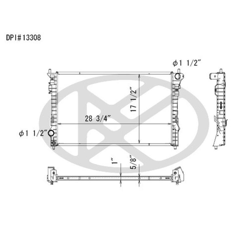 KOYORAD A13308 Koyorad Radiator A13308
