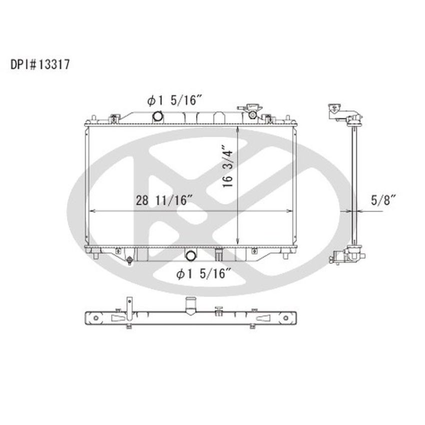 KOYORAD A13317 Koyorad Radiator A13317