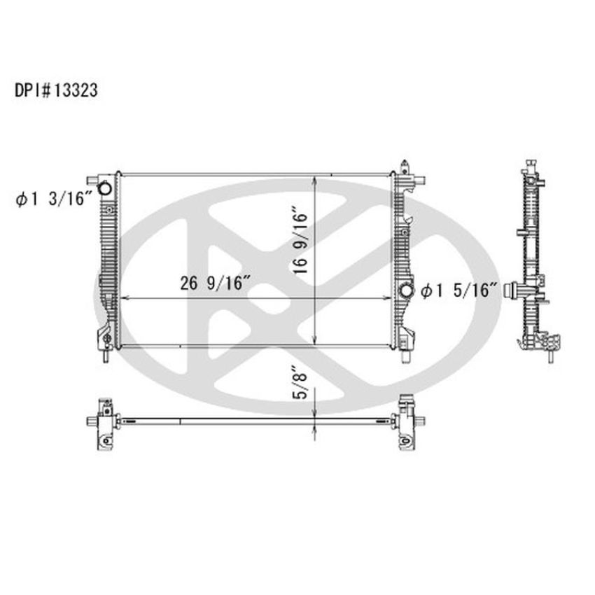 KOYORAD A13323 Koyorad Radiator A13323