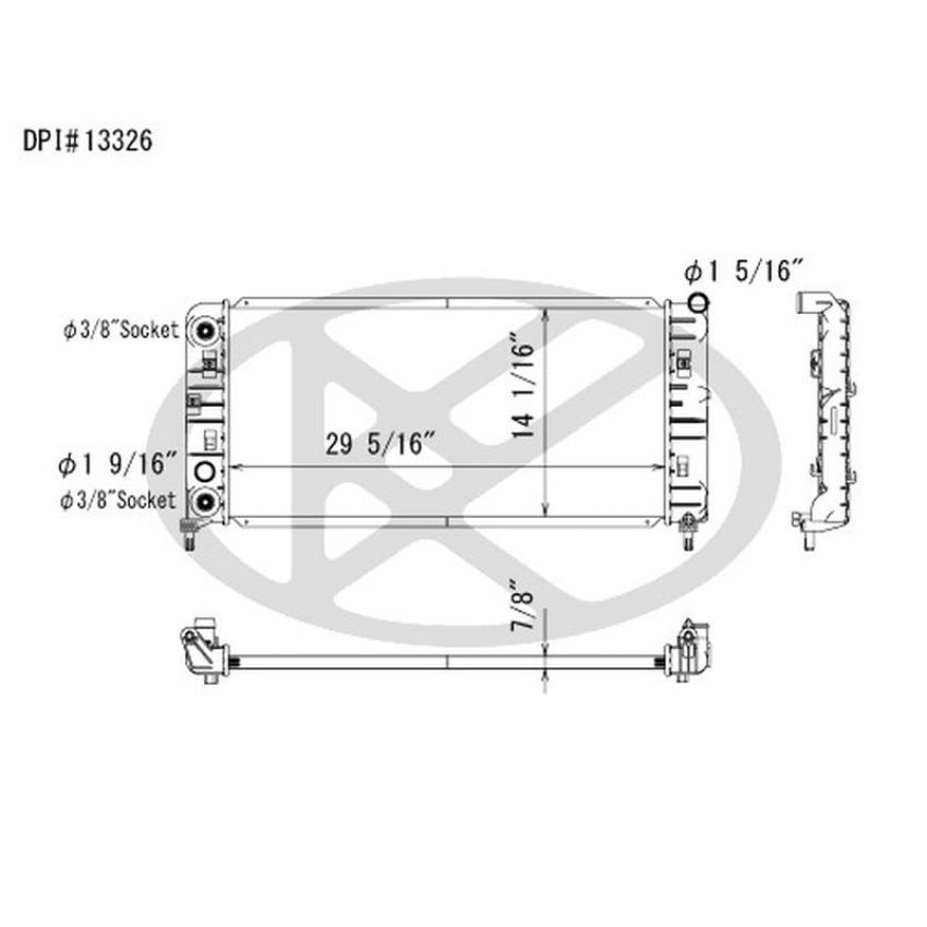 KOYORAD A13326 Koyorad Radiator A13326