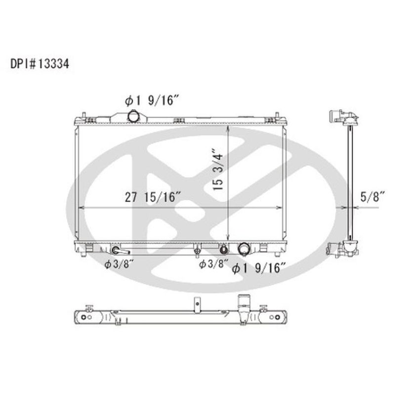 KOYORAD A13334 Koyorad Radiator A13334