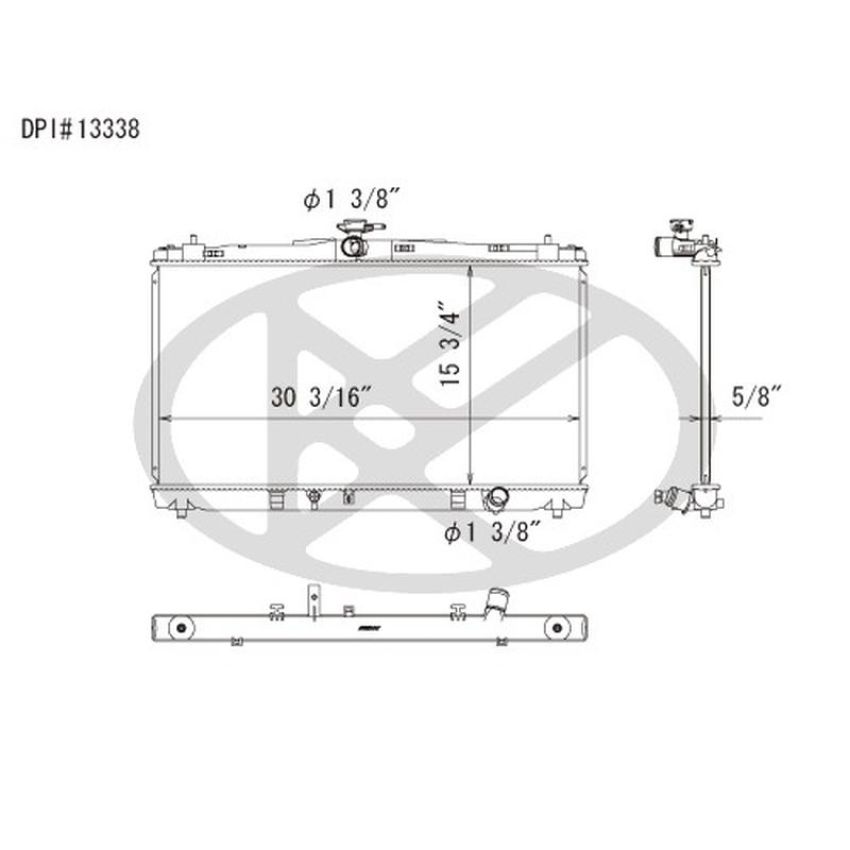 KOYORAD A13338 Koyorad Radiator A13338