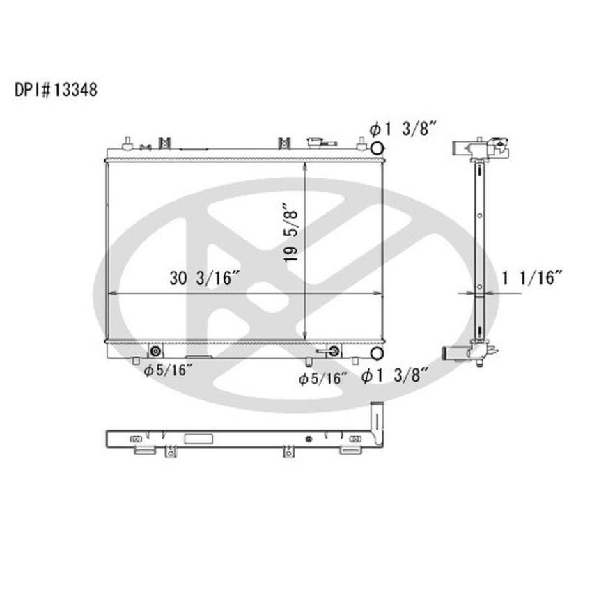 KOYORAD A13348 Koyorad Radiator A13348