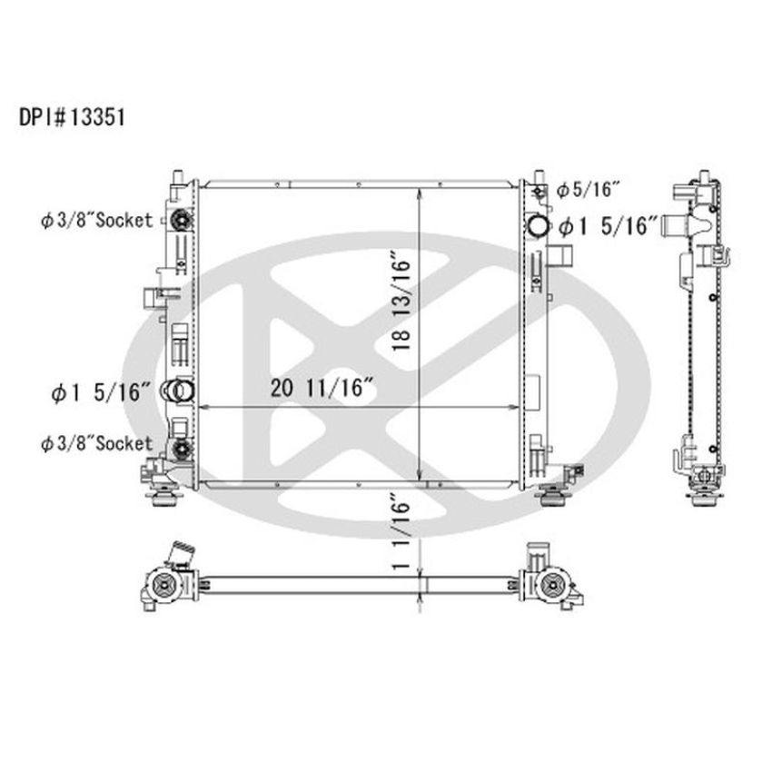 KOYORAD A13351 Koyorad Radiator A13351