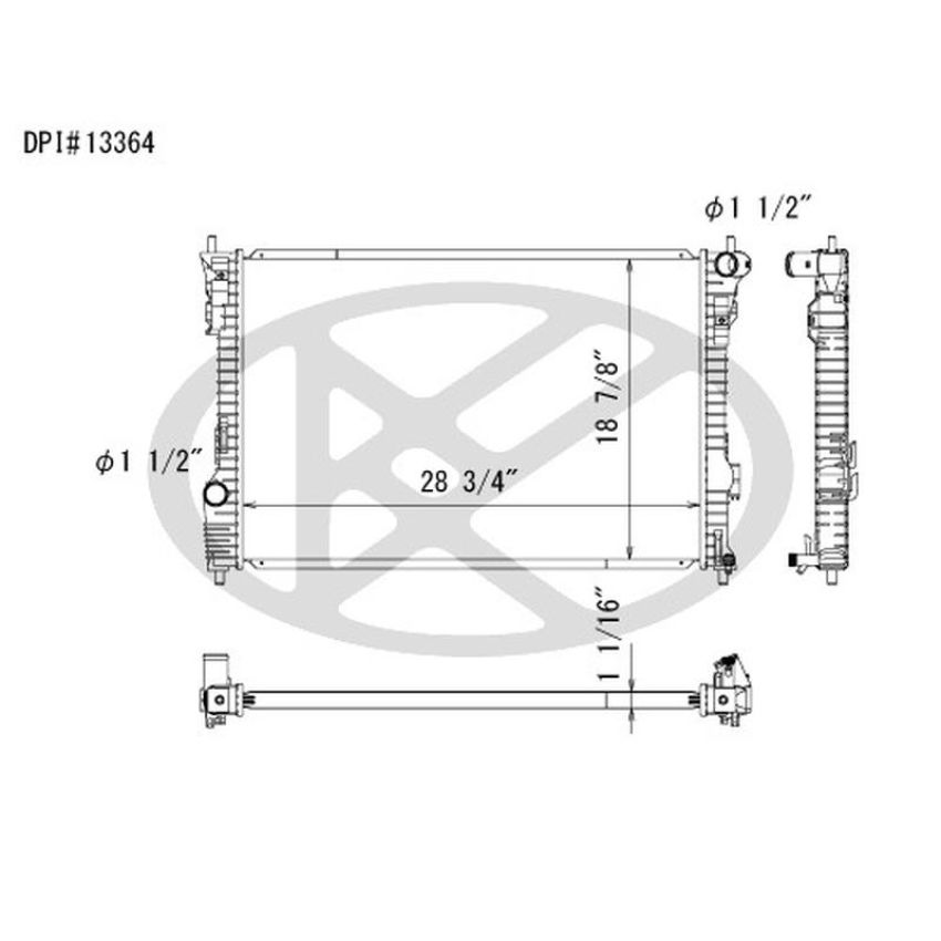 KOYORAD A13364 Koyorad Radiator A13364