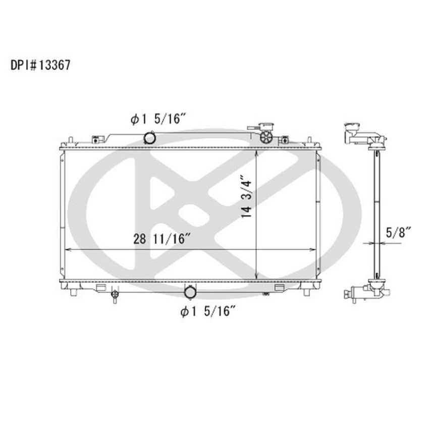 KOYORAD A13367 Koyorad Radiator A13367