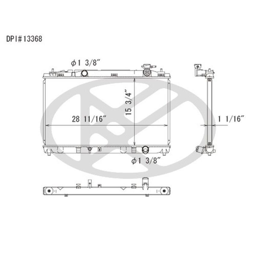 KOYORAD A13368 Koyorad Radiator A13368