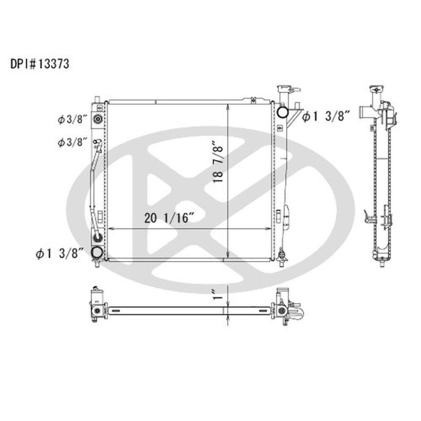 KOYORAD A13373 Koyorad Radiator A13373