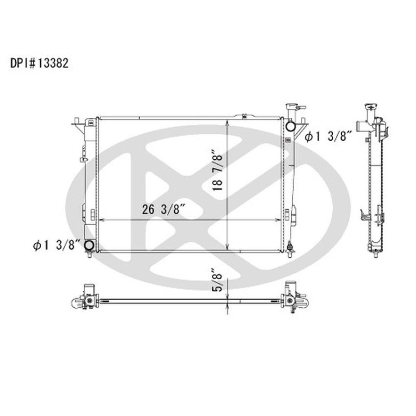KOYORAD A13382 Koyorad Radiator A13382