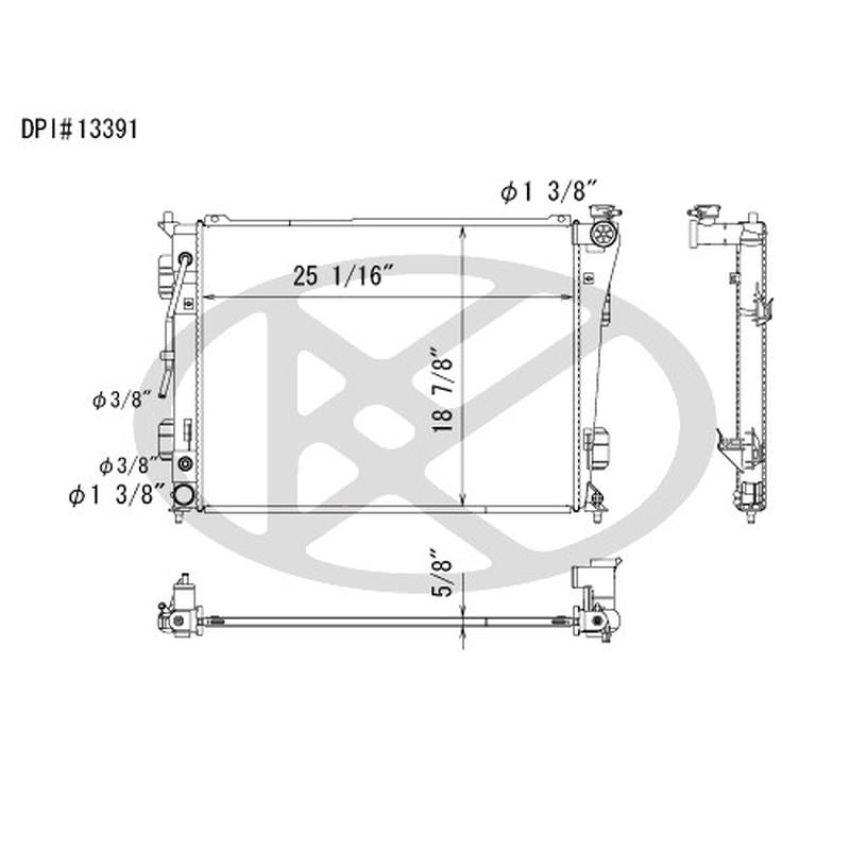 KOYORAD A13391 Koyorad Radiator A13391