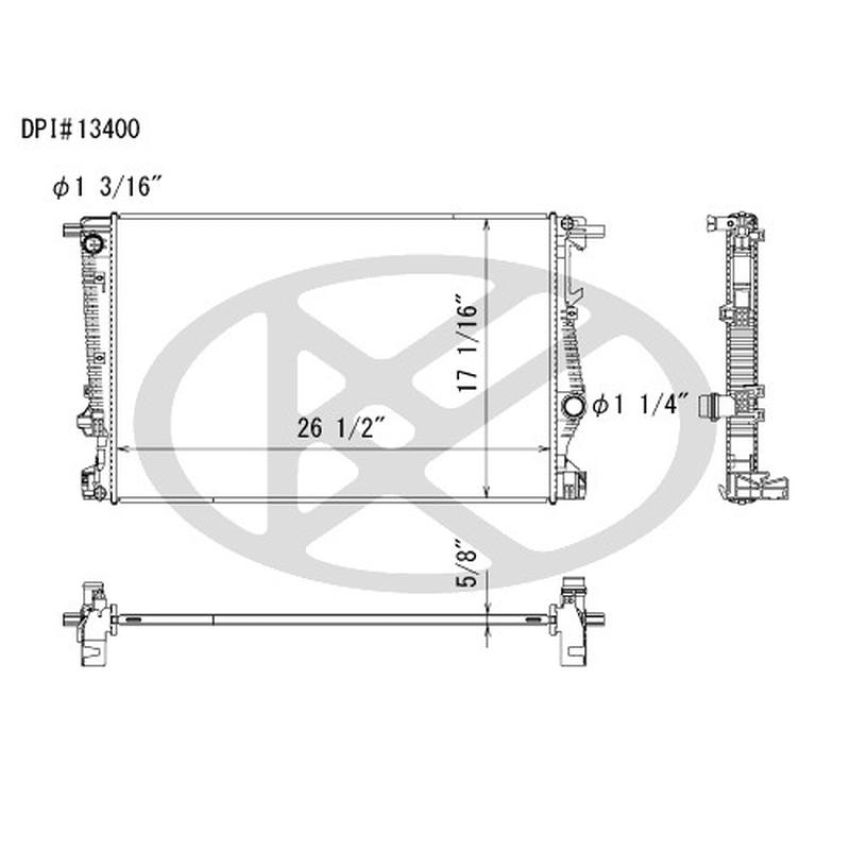 KOYORAD A13400 Koyorad Radiator A13400