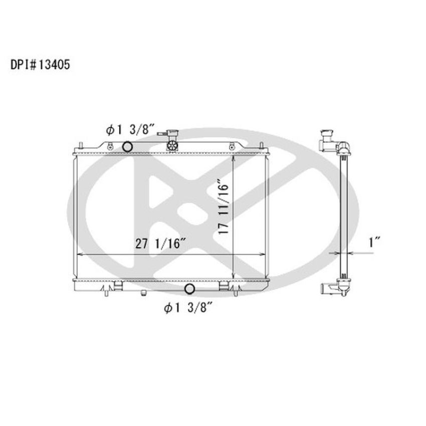 KOYORAD A13405 Koyorad Radiator A13405