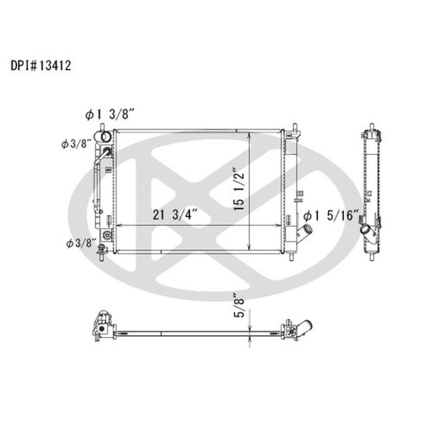 KOYORAD A13412 Koyorad Radiator A13412