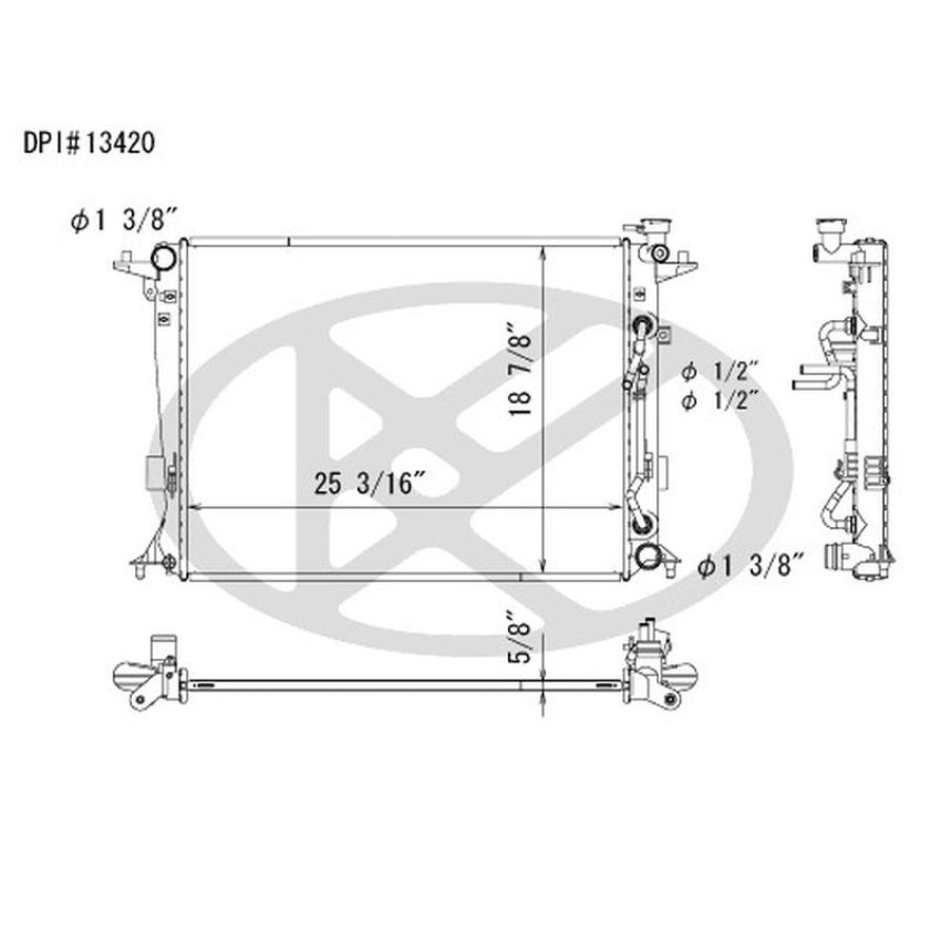 KOYORAD A13420 Koyorad Radiator A13420