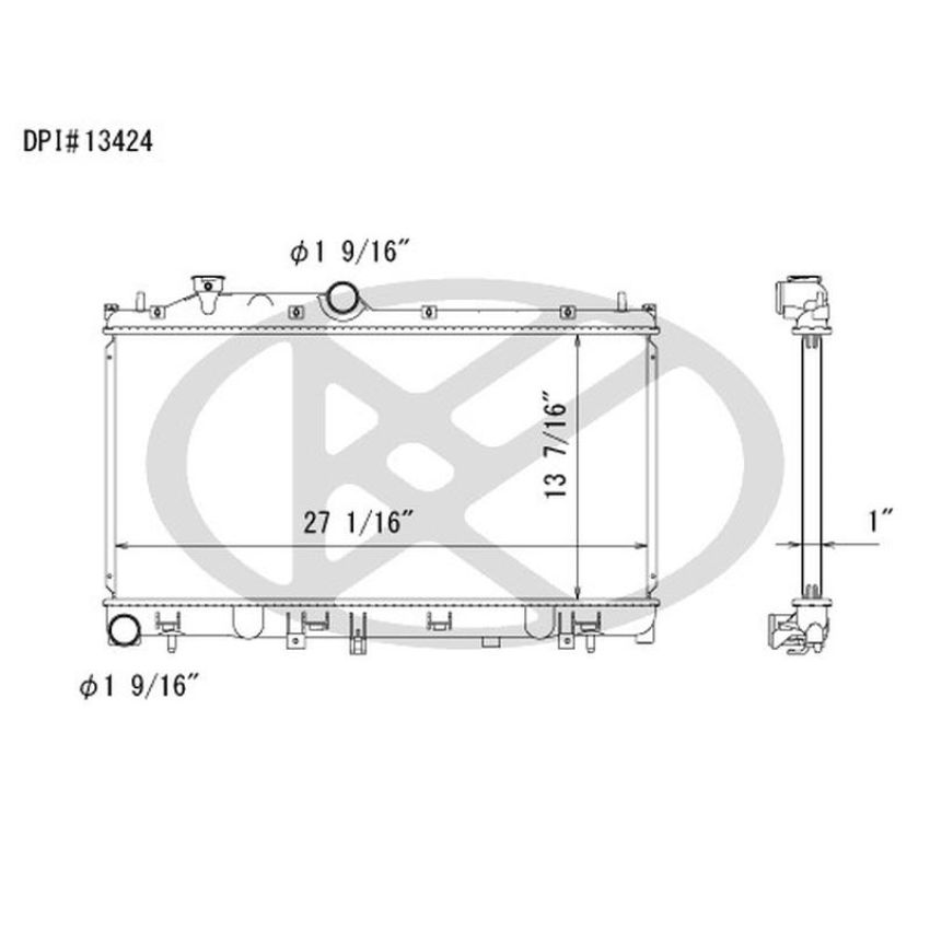 KOYORAD A13424 Koyorad Radiator A13424