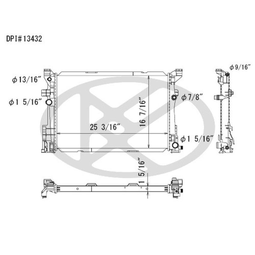 KOYORAD A13432 Koyorad Radiator A13432