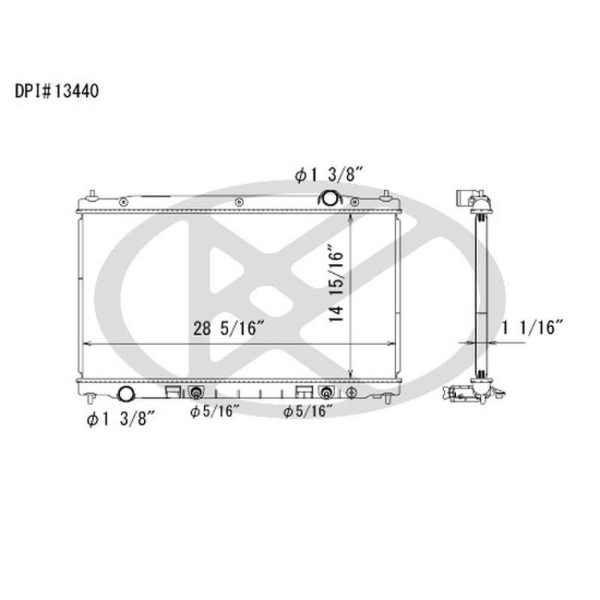 KOYORAD A13440 Koyorad Radiator A13440