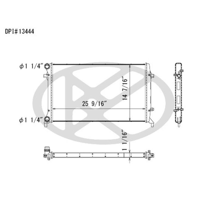 KOYORAD A13444 Koyorad Radiator A13444