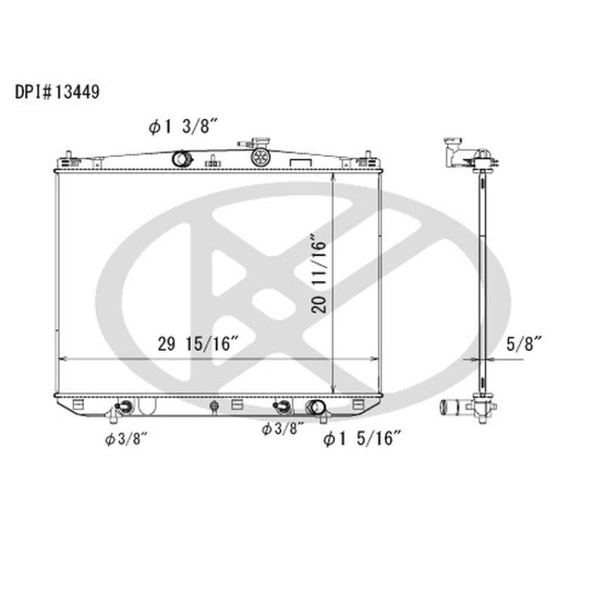 KOYORAD A13449 Koyorad Radiator A13449
