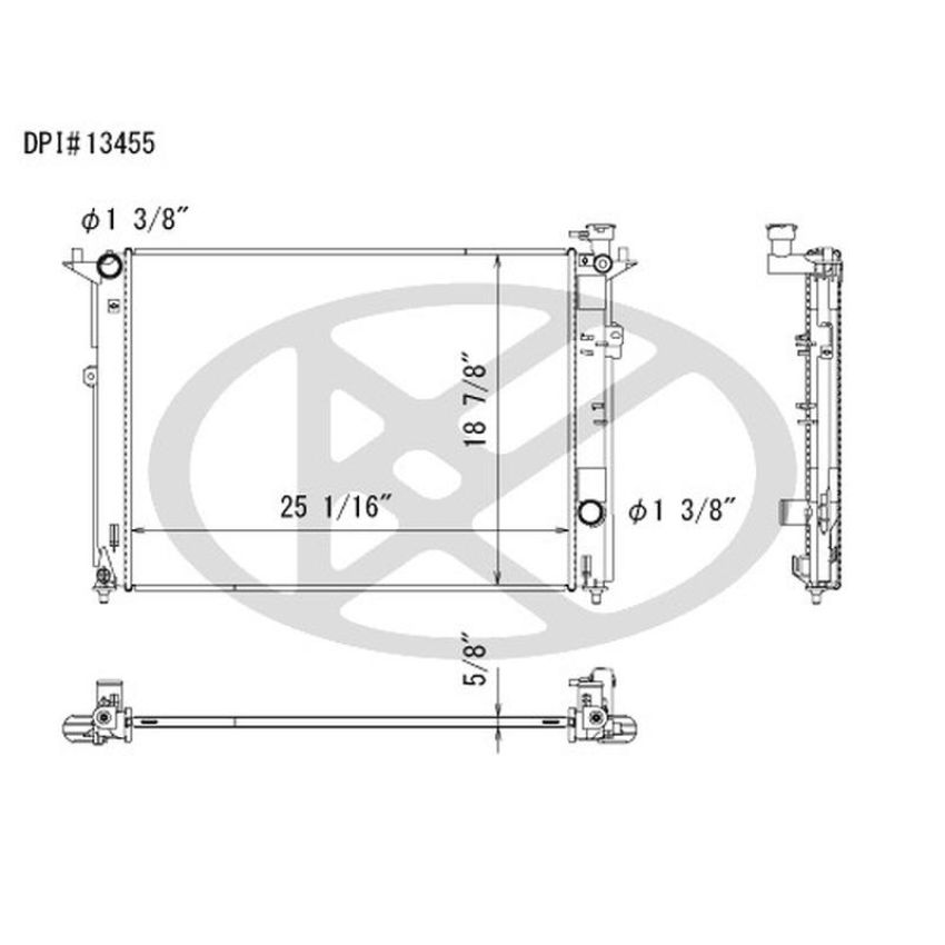 KOYORAD A13455 Koyorad Radiator A13455