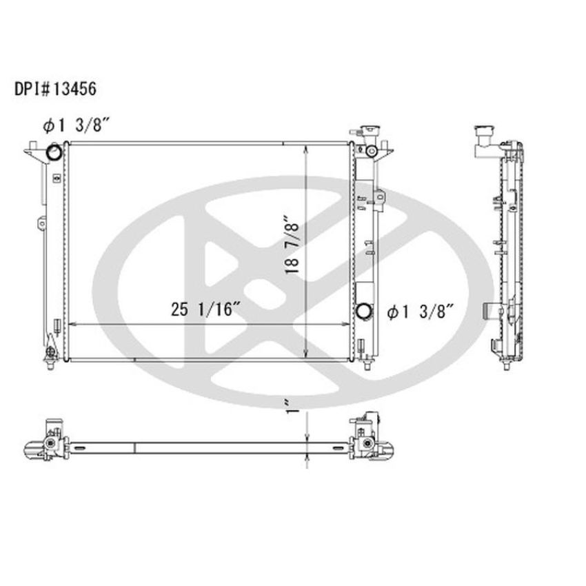KOYORAD A13456 Koyorad Radiator A13456