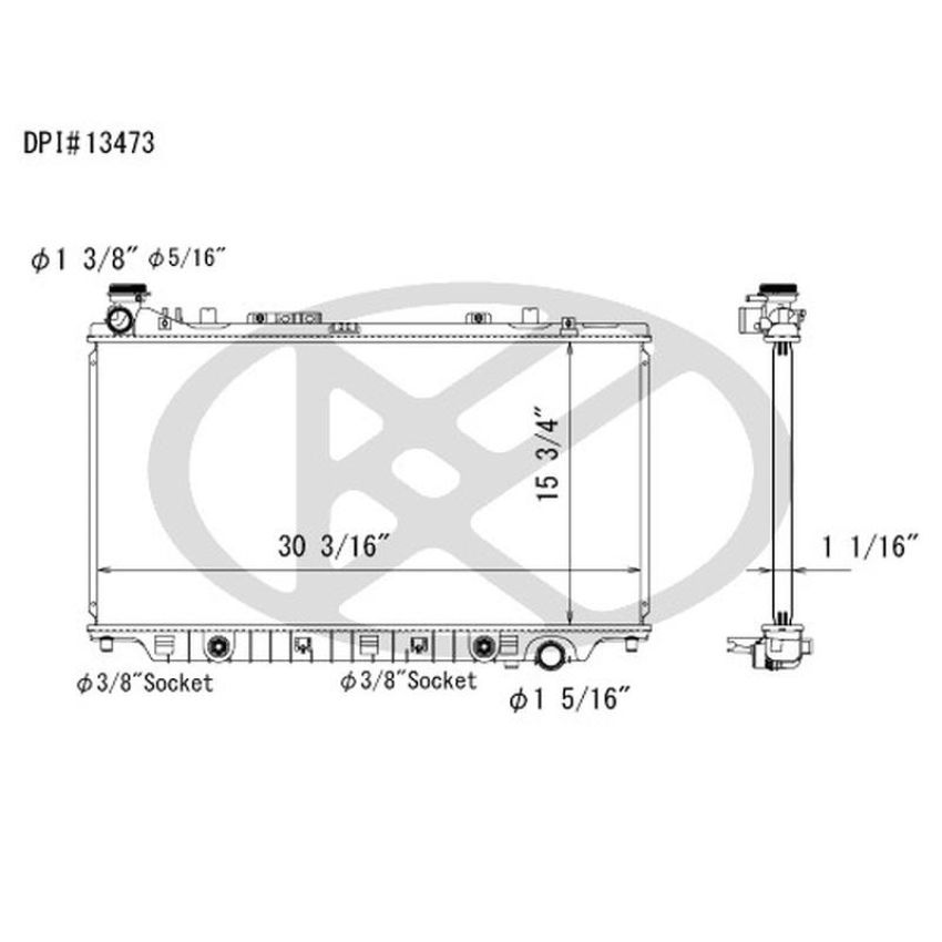 KOYORAD A13473 Koyorad Radiator A13473