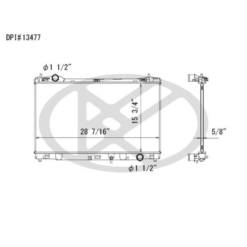 KOYORAD A13477 Koyorad Radiator A13477