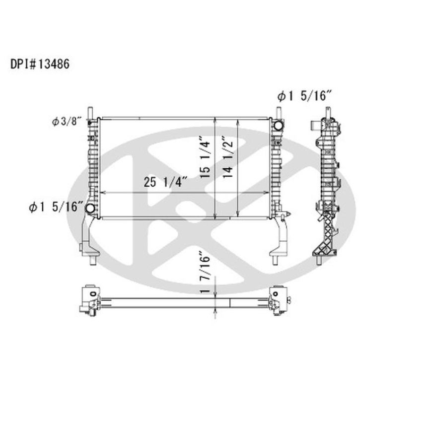 KOYORAD A13486 Koyorad Radiator A13486