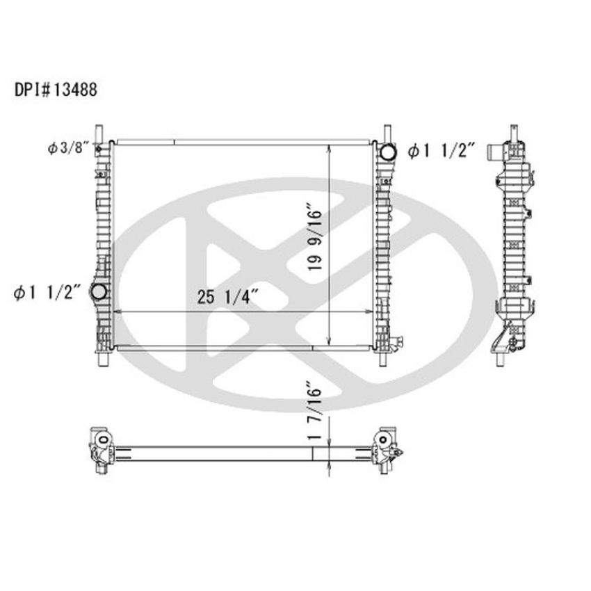 KOYORAD A13488 Koyorad Radiator A13488