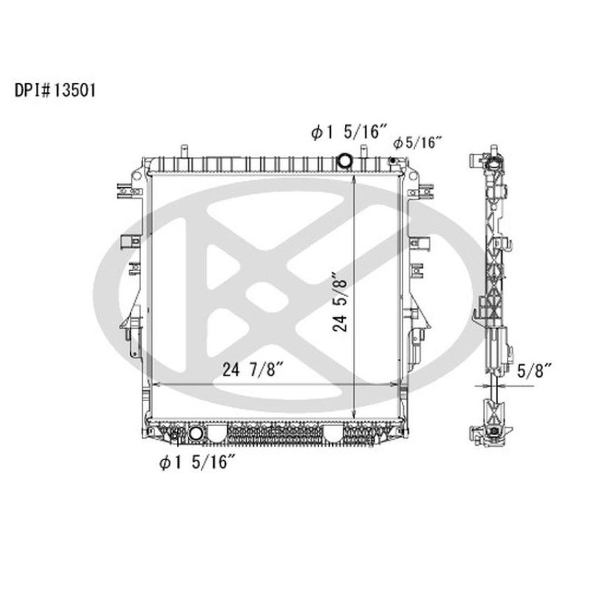 KOYORAD A13501 Koyorad Radiator A13501