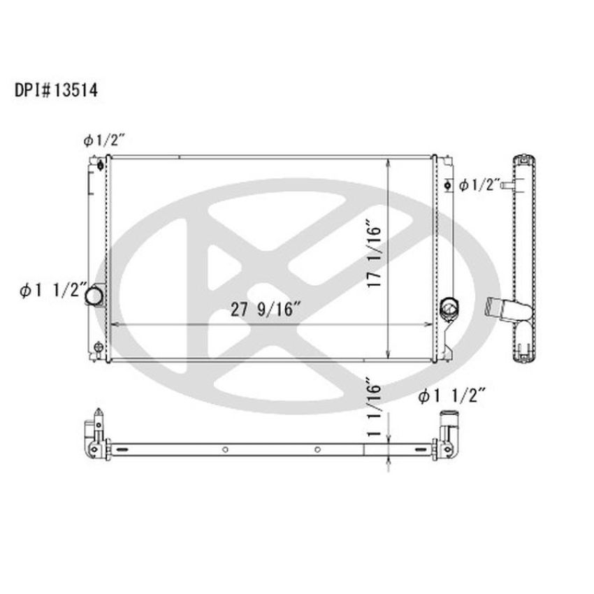 KOYORAD A13514 Koyorad Radiator A13514
