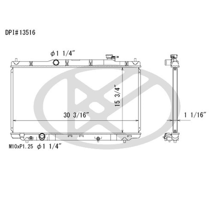 KOYORAD A13516 Koyorad Radiator A13516