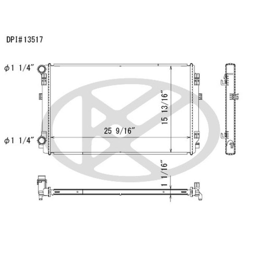 KOYORAD A13517 Koyorad Radiator A13517